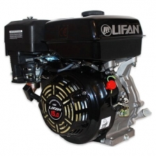 Двигатель бензиновый Lifan 190F D25 (15 л. с., 420 куб. см, вал 25мм, ручной старт, без катушки)