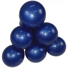 Шарики для сухого бассейна 100 шт, диаметр 7 см, цвет синий металлик, sbh128-100