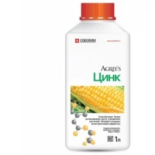Жидкое органоминеральное удобрение "Агрис" марка "Цинк" 1л