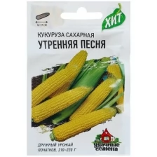 Семена Кукуруза сахарная "Утренняя песня", 5 г серия ХИТ х3, 3 шт.