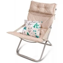 Складное садовое кресло шезлонг для дома и дачи, для рыбалки и комфортного отдыха на природе INHHK6/BM