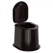 Туалет дачный Альтернатива Эконом, 47x55.3x47 см, полипропилен, цвет черный
