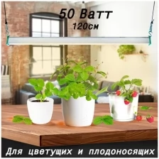 Фитолампа для светолюбивых растений MiniFermer Цветонос Samsung 3000К+660nm, 50Вт 120см