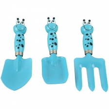 Набор садовых инструментов чудесный САД GT-001 "Юный Садовник" голубой, 3 предмета