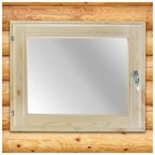 Окно, 50×60см, двойное стекло, из хвои