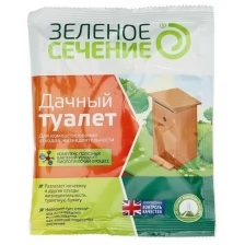 Средство для дачных туалетов "Зелёное сечение" "Дачный туалет", 50 г, 2 шт.
