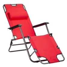 Кресло-шезлонг (красный) max 50 кг M09355/В18