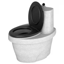 Торфяной туалет "Rostok" черный гранит