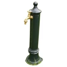 Алюминиевая садовая колонка для воды GLQ 1988 (Green), цвет зеленый