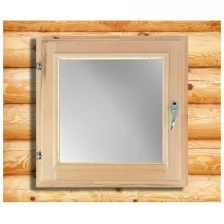 Окно, 60×60см, двойное стекло, из липы