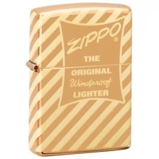 Зажигалка Zippo 49075 Vintage Box Top High Polish Brass
