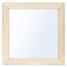 Зеркало квадратное Банные штучки липа 30x30 см (32517)