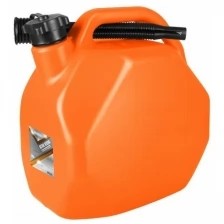 Канистра для бензина 20л усиленная 3ton OCTANE RESERVE с крышкой и лейкой оранжевая