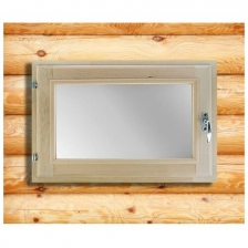 Окно, 40×60см, двойное стекло, из липы