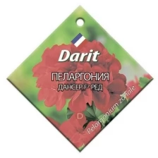 Семена цветов "DARIT" Пеларгония "Дансер" F2 Ред, Мн, 4 шт, 10 шт.
