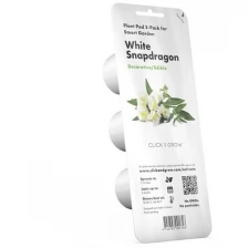 Набор картриджей для умного сада Click and Grow Refill 3- Pack Львиный Зев Белый (White Snapdragon)