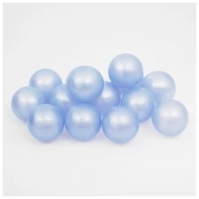 Соломон Набор шаров для сухого бассейна 500 шт, цвет: голубой перламутр