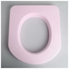 Сиденье для уличного туалета, 44 х 38 х 6 см, пенопласт, розовое