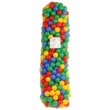 Шарики для сухого бассейна, диаметр шара 7,5 см, набор 500 штук, цвет разноцветный