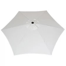 Зонт садовый GREEN GLADE белый А2092, 270 см, без подставки (штанга 36 мм)